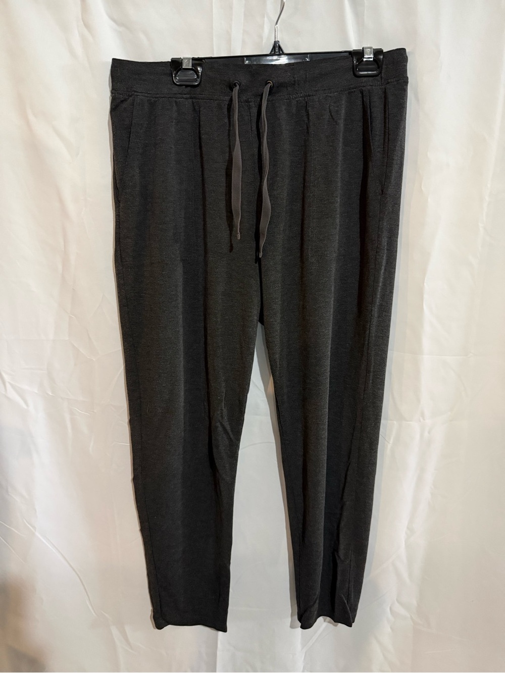Lou & Grey LOFT Charcoal Gray Drawstring Lounge Pants - size L
